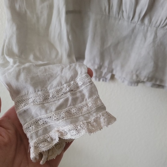 Cloak of many colours linen blouse - Picture 3 of 7